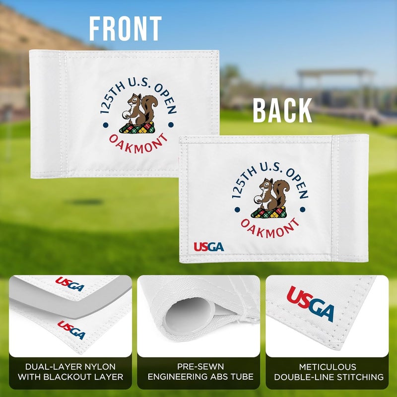 COGOLFING 2025 Themed Mini Golf Flag, 8x6 Inch, Double-Sided Silk-Printed, Durable 420D Nylon, Ideal for Backyard Practice Putting Green - Image 4